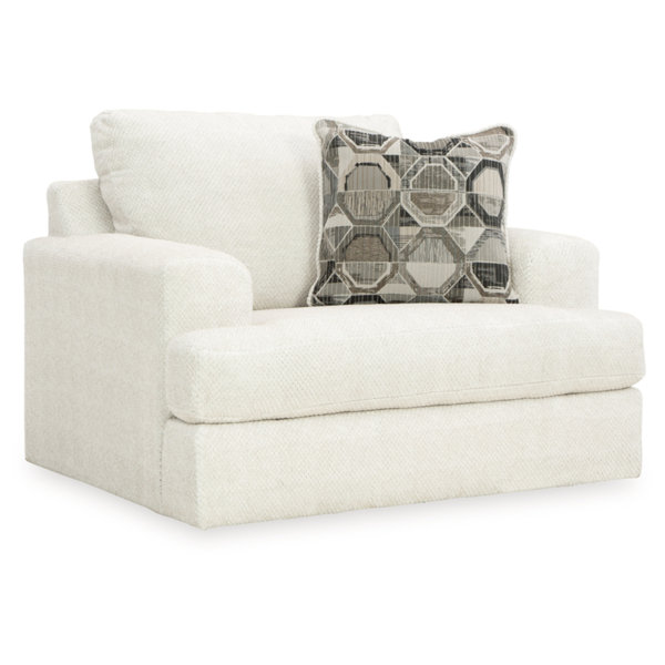 Wayfair oversized outlet chair and ottoman